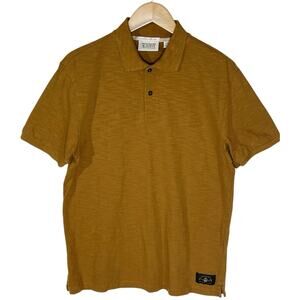 SCOTCH & SODA Men’s Washed Slub Knit Short Sleeve Polo Cooper medium